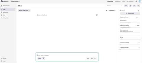 OpenAI Playground